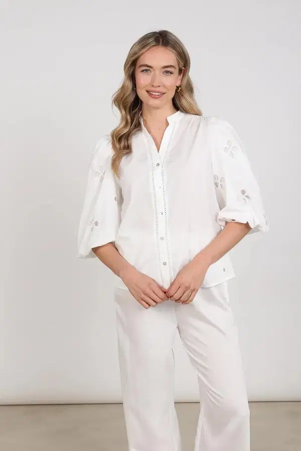 NUKUS Blouse Rosie Off-White 1