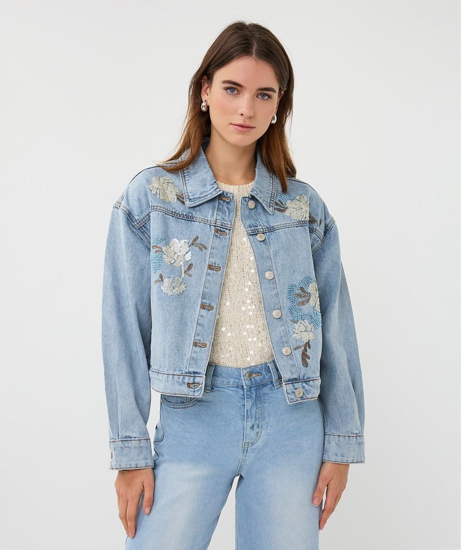 EsQualo Blazer SP26.12008 Blauw 1