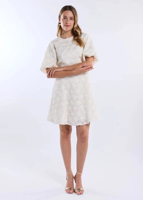 Freebird Jurk Dottie Off-White 1