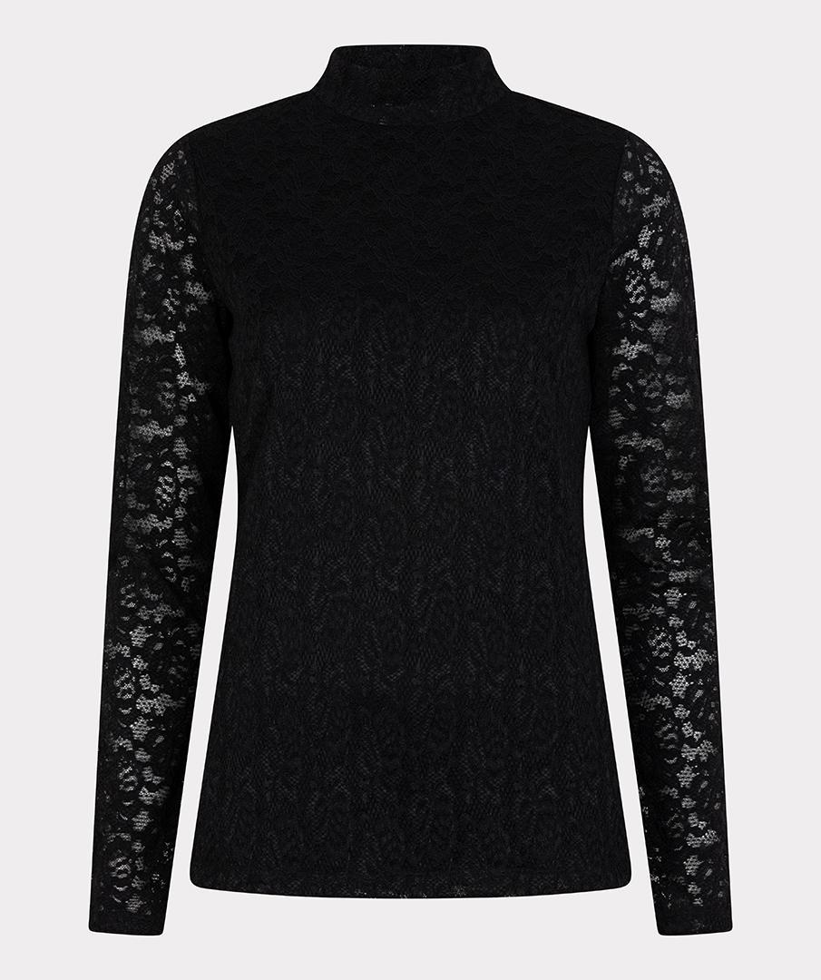 EsQualo Longsleeve W25.30713 Zwart 1