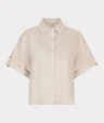 EsQualo Blouse SP26.10039 Beige 2