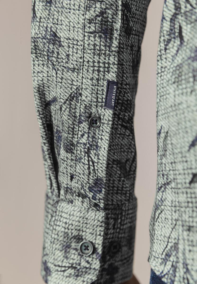 State of Art Overhemd 214-25258 Blauw 5