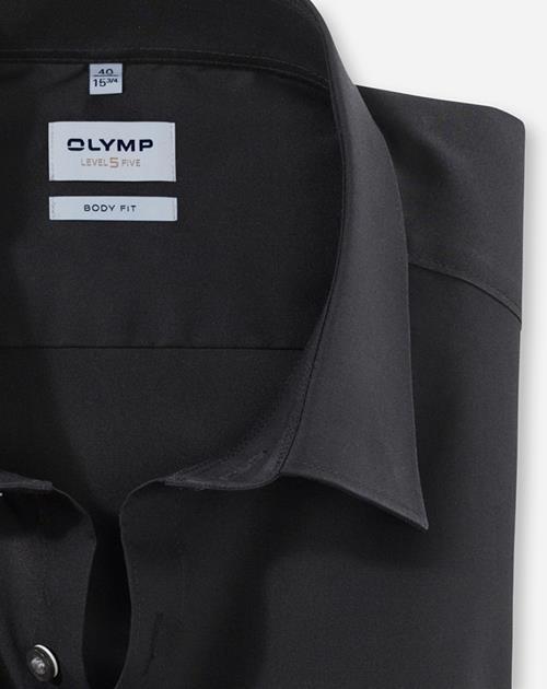Olymp Overhemd 609064 Zwart 2