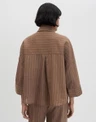 SOMEDAY Blouse Zalea stripe Bruin 3