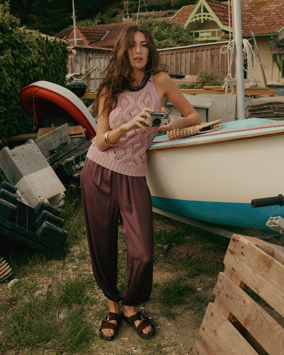 Summum Pantalon 4s2997-11817 Paars 1