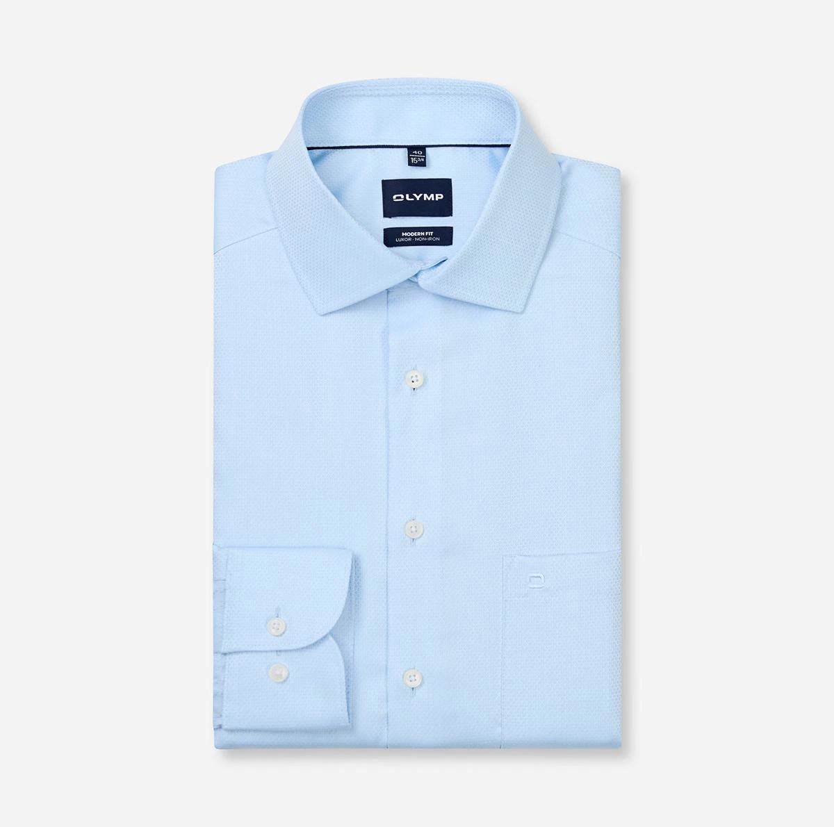 Olymp Overhemd 135674 Blauw 3