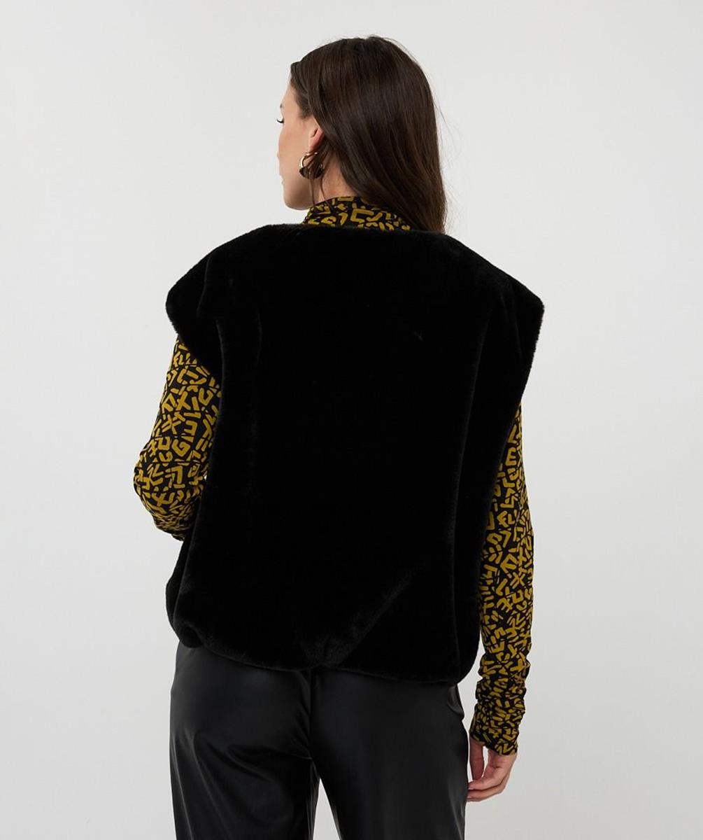 EsQualo Gilet F25.37500 Zwart 3