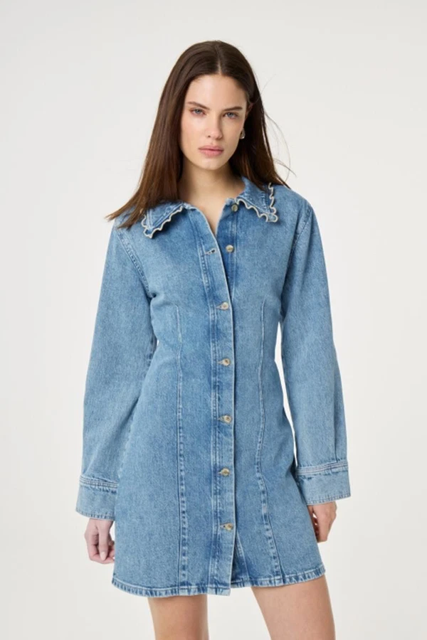 Fabienne Chapot Jurk Ina Blauw 1