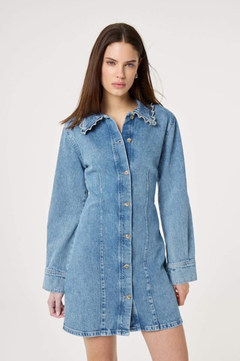 Fabienne Chapot Jurk Ina Blauw 1