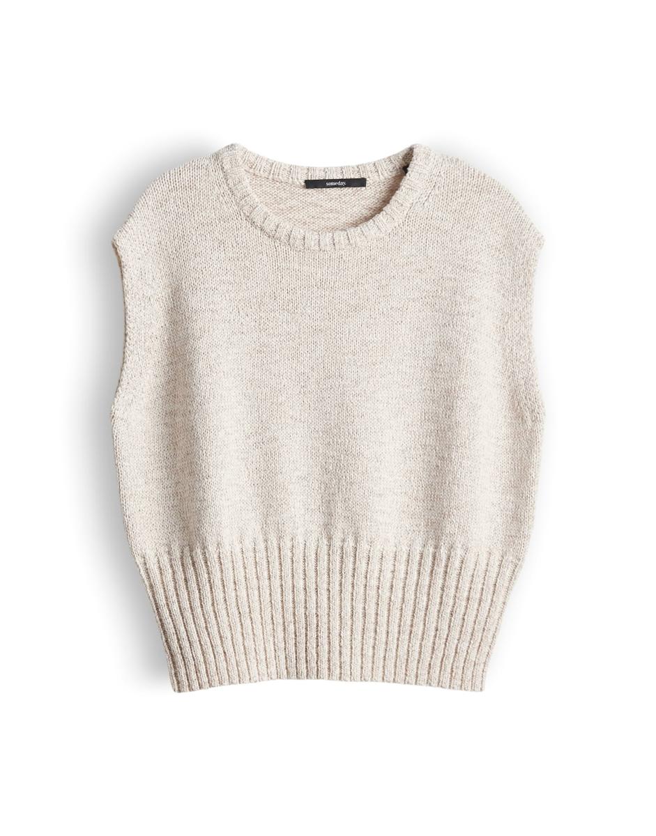 SOMEDAY Trui Tuvalen Taupe 2