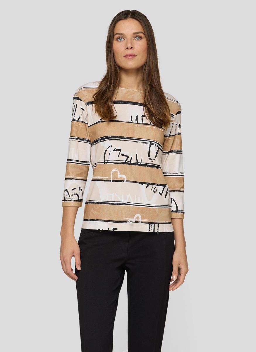 Rabe Longsleeve 56-115354 Bruin 1