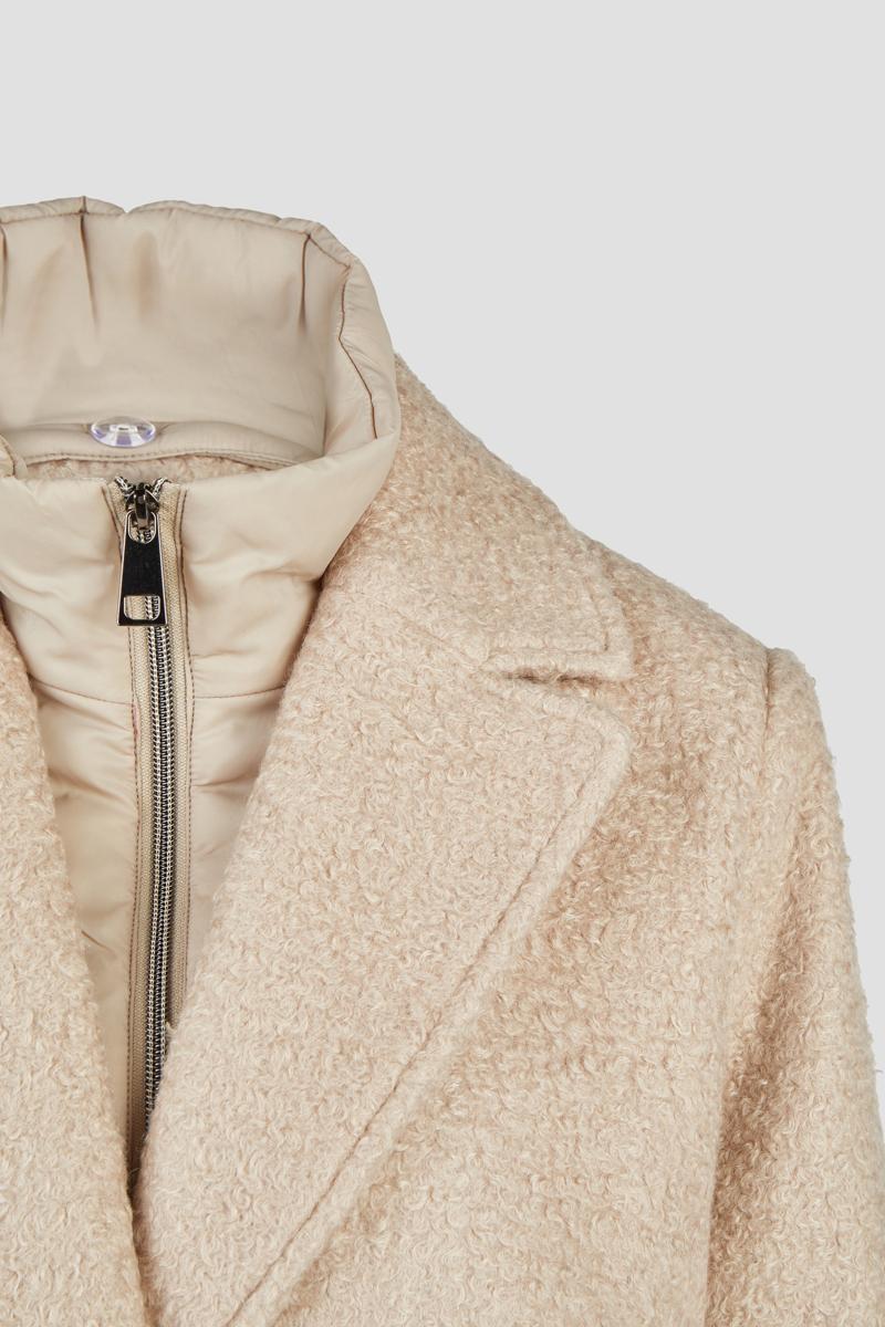 Barbara Lebek Mantel 10180062 Beige 2