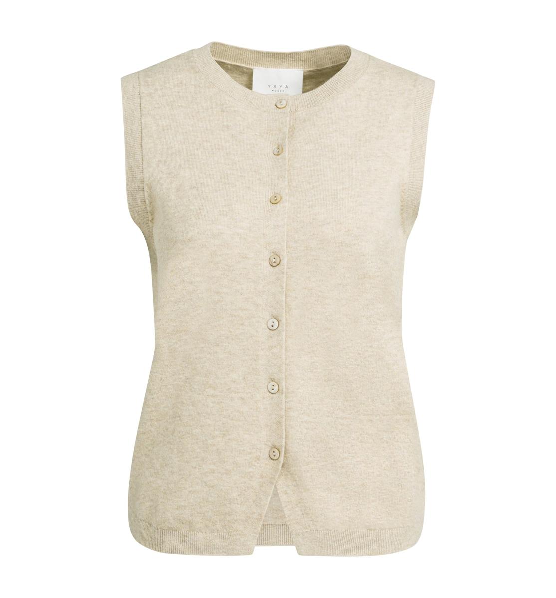 YAYA Vest 01-010170-608 Beige 1