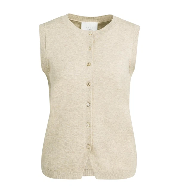 YAYA Vest 01-010170-608 Beige 1