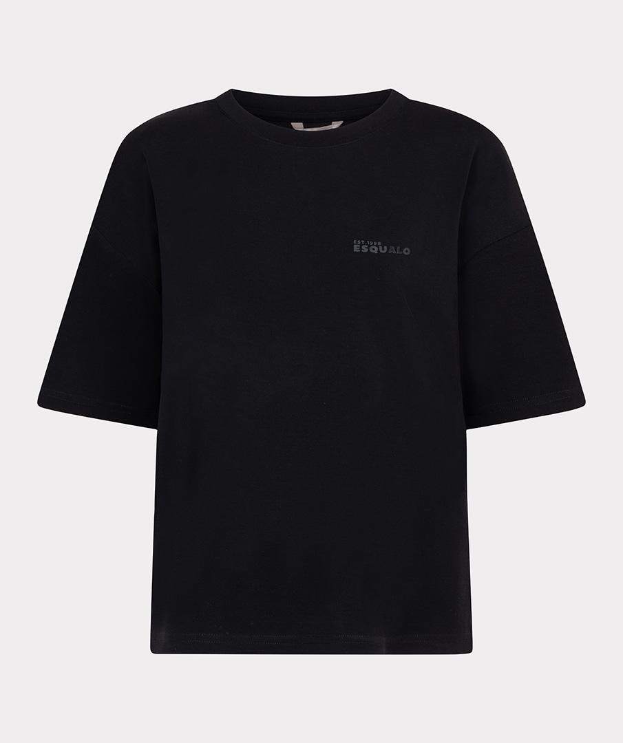 EsQualo T-Shirt F25.05505 Zwart 2