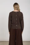 NUKUS Trui NKF01062 Bruin 2