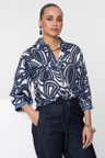 Geisha Blouse 63250-20 Blauw 1