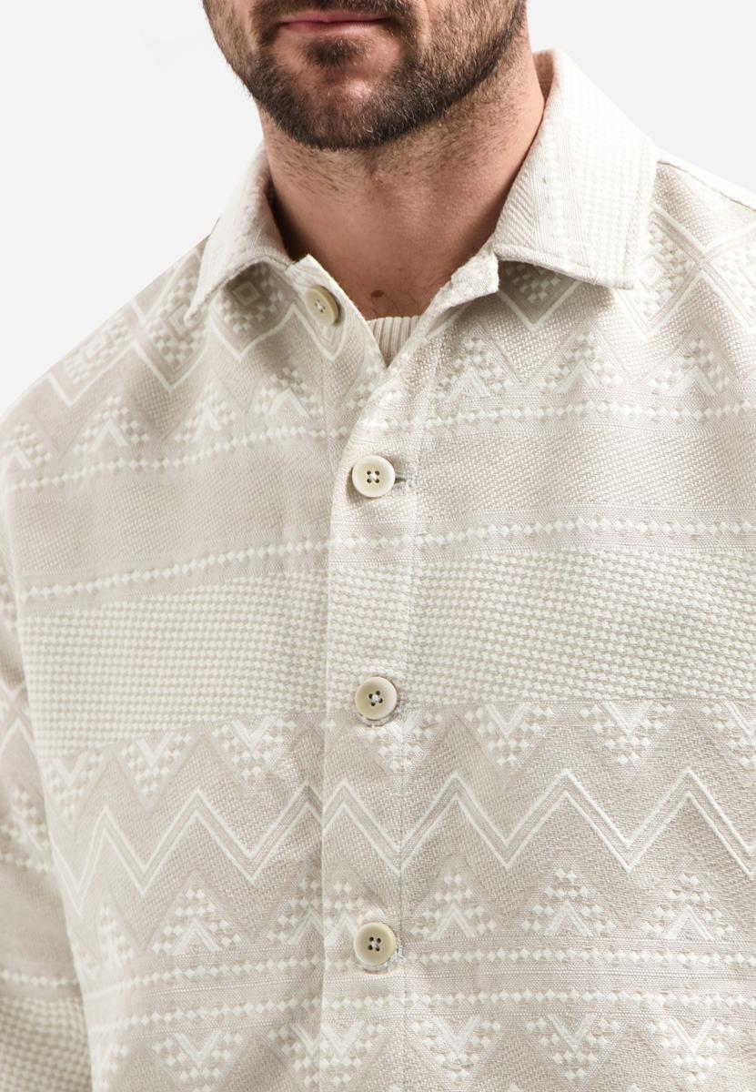 No Excess Overshirt 31510112 Beige 5