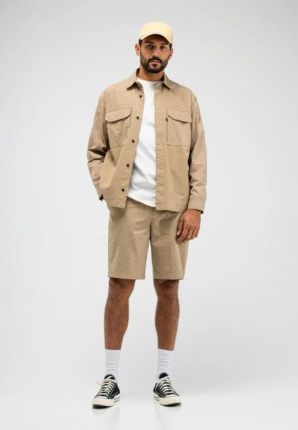 Butcher of Blue Overshirt Dan Beige 1