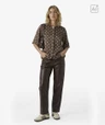 EsQualo Blouse W26.10702 Bruin 3