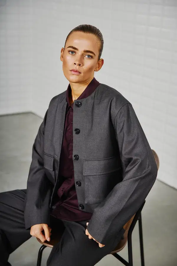 WithBlack Blazer Magnolia Grijs 1