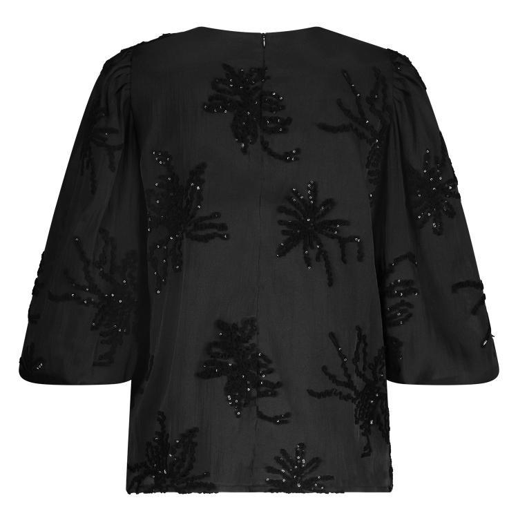 NUKUS Blouse Delilah Zwart 4