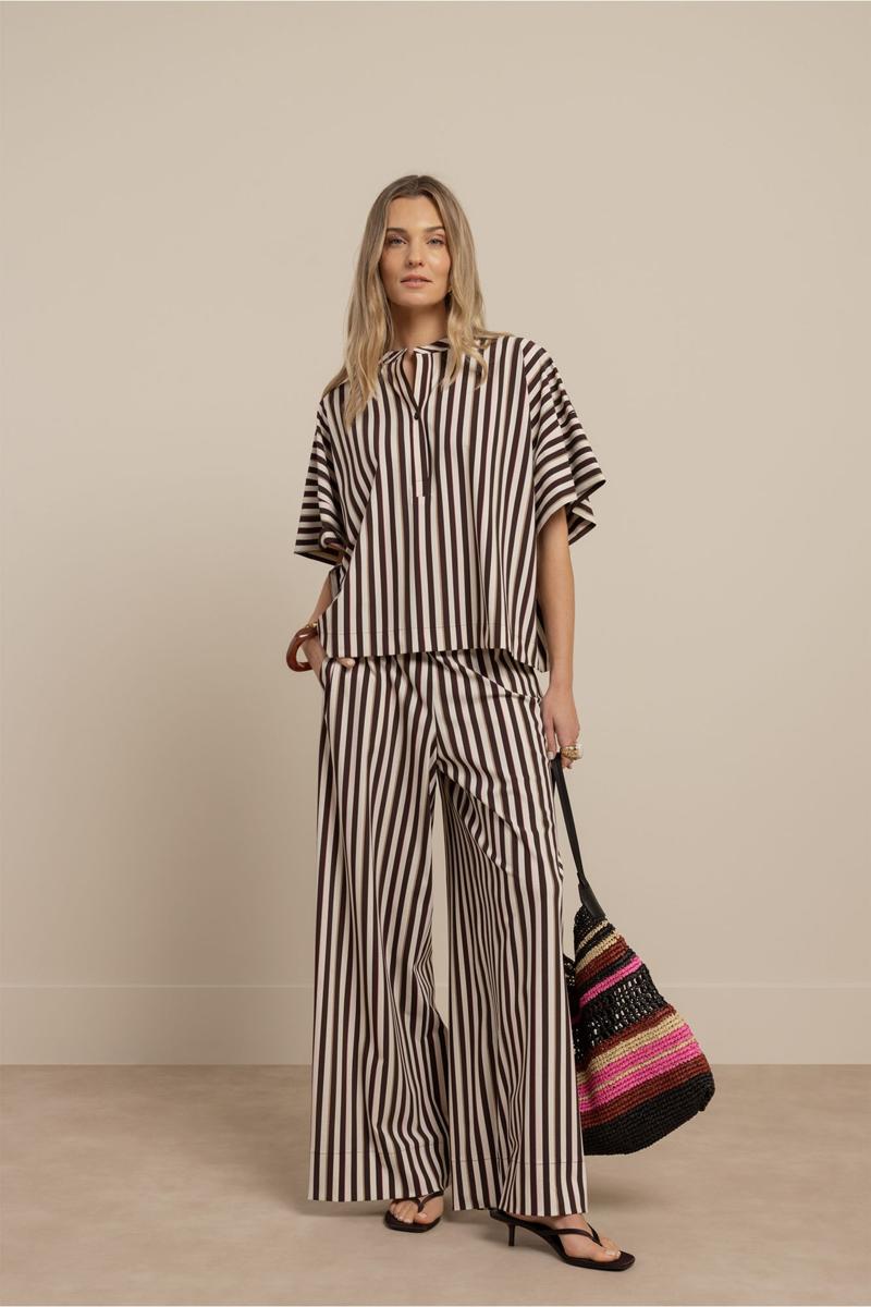 Studio Anneloes Pantalon Grace Bruin 4