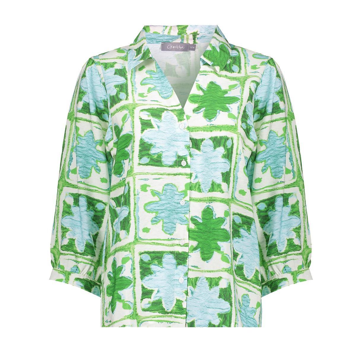 Geisha Blouse 63470-20 Groen 2