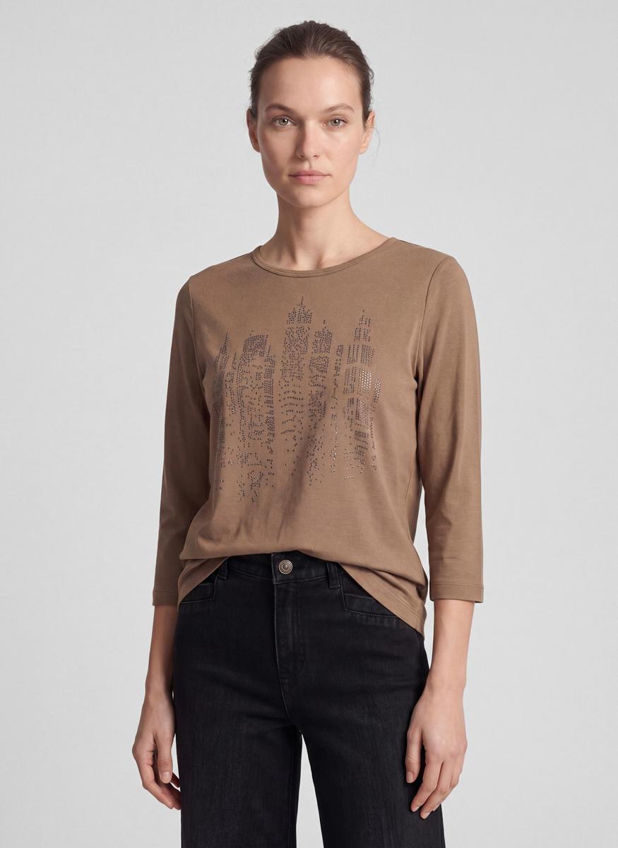Rabe Longsleeve 57-123313 Taupe 5