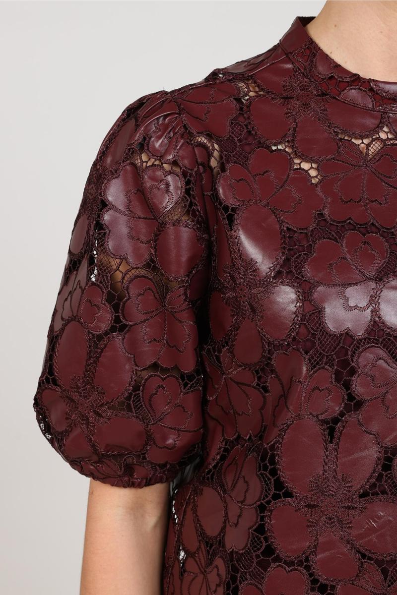 NUKUS Blouse NKF01066 Rood 6