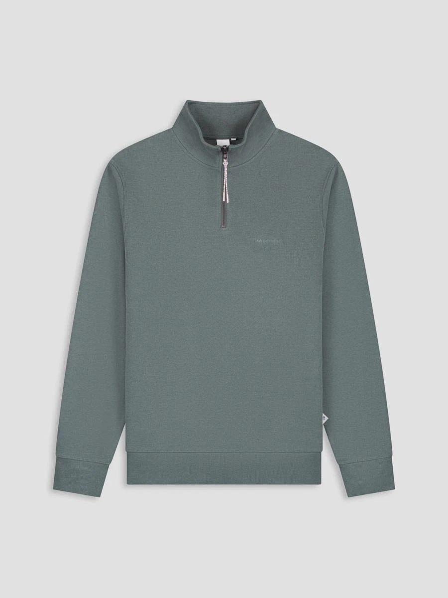 Law of the Sea Sweater Mind Soft Half Zip Groen 2