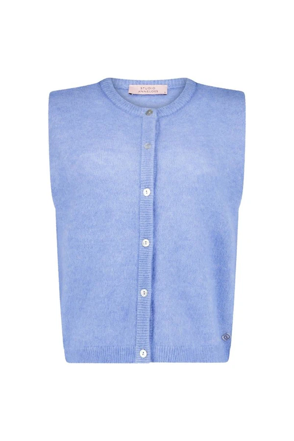 Studio Anneloes Vest Bibi sls cardigan Blauw 1