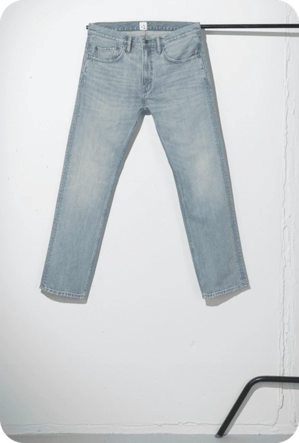 -1 Nordic Denim Jeans 01-02-500-Sky Blue Blauw 1