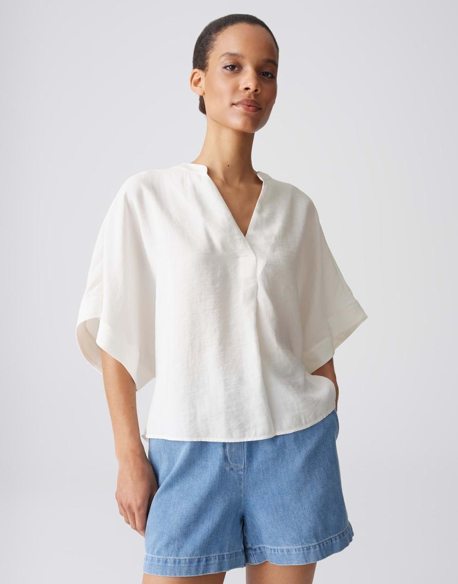 OPUS Blouse 10575313201106 Off-White 2