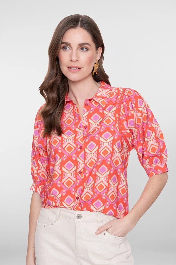 Geisha Blouse 63195-20 Roze 1