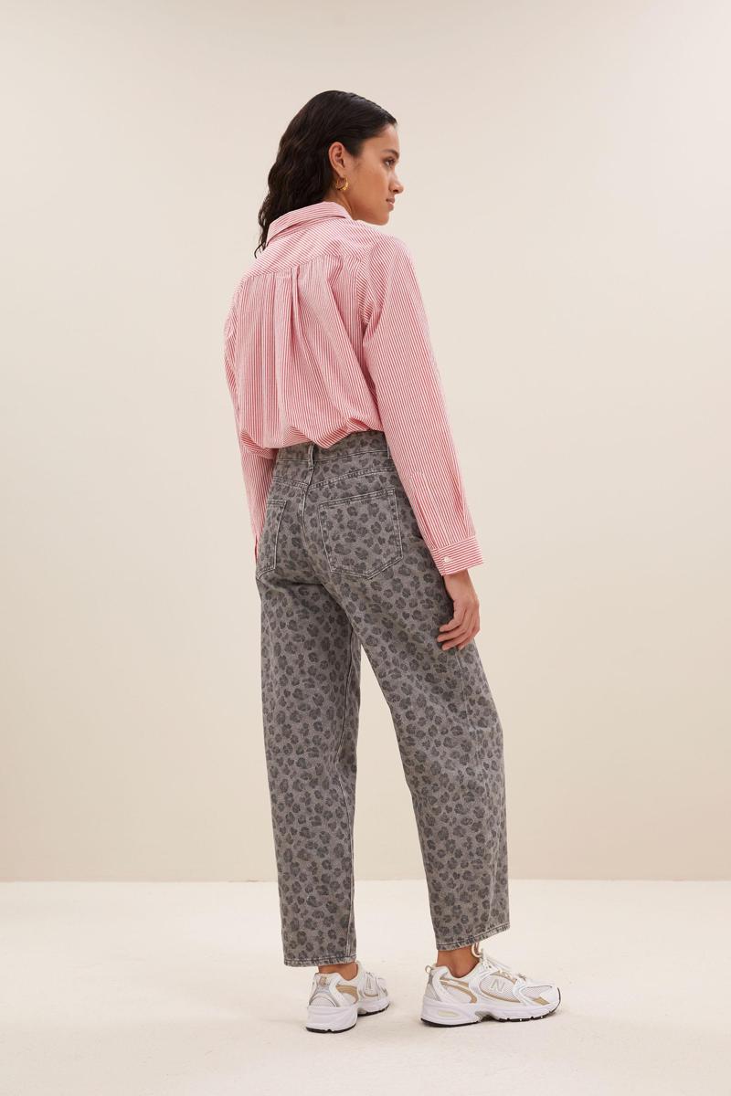 By-Bar Jeans Lew Cheetah Pants Grijs 3