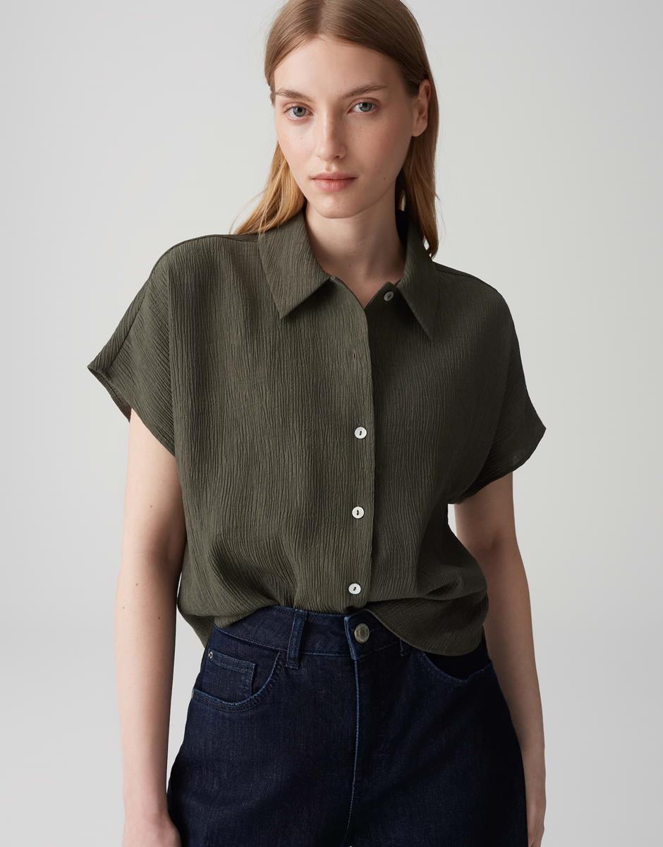 OPUS Blouse Fasinga Groen 1