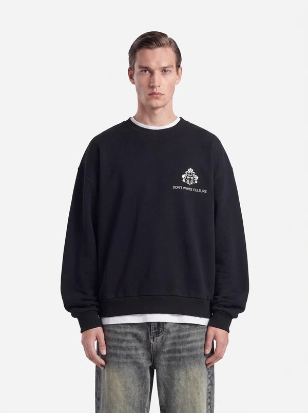 Don't waste culture Sweater Yero Zwart 1