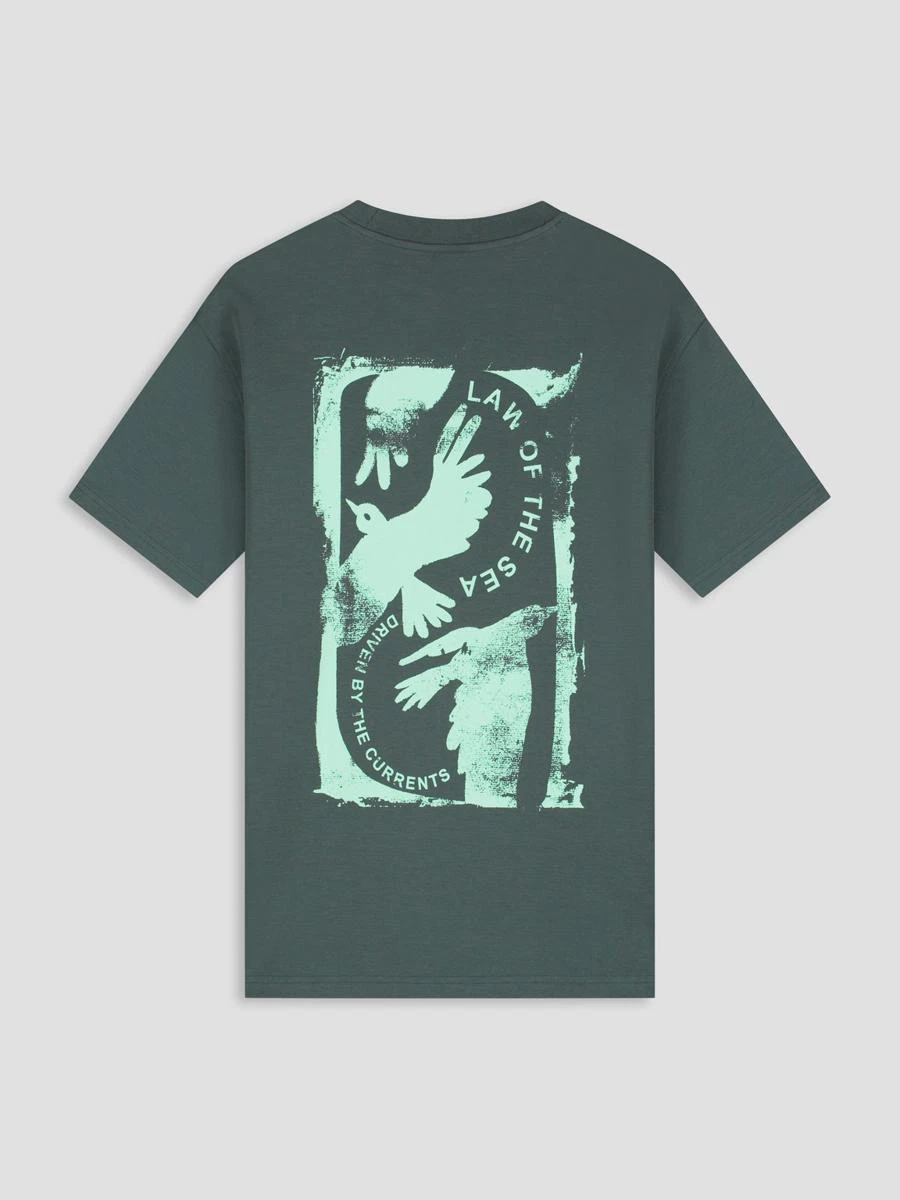 Law of the Sea T-Shirt Migration Groen 2