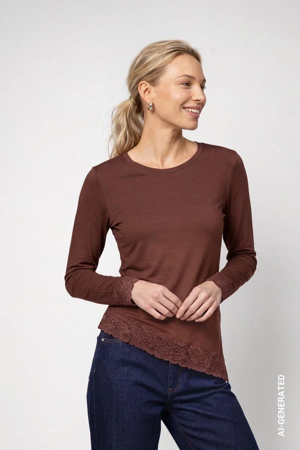 Monari Longsleeve 810460 Bruin 1