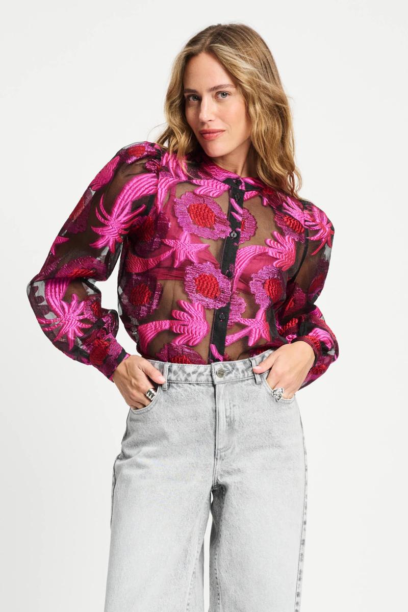 POM Amsterdam Blouse SP9383 Roze 1