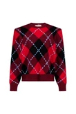 Studio Anneloes Trui Arly argyle pullo Rood 1