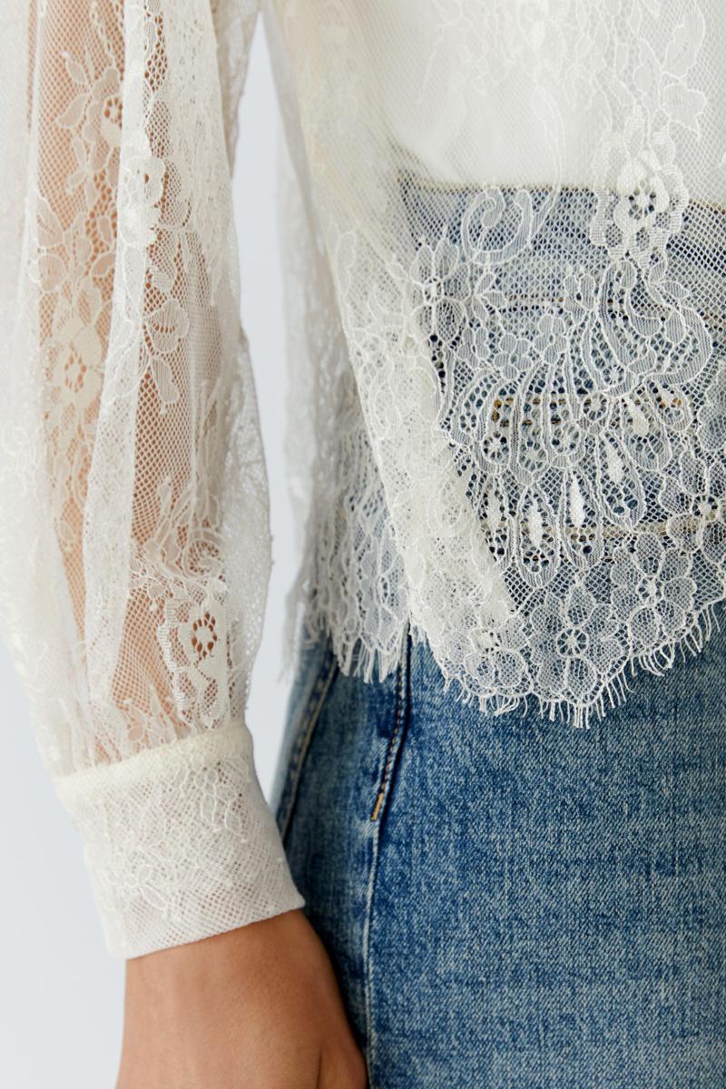 Oui Blouse 0095006 Off-White 5