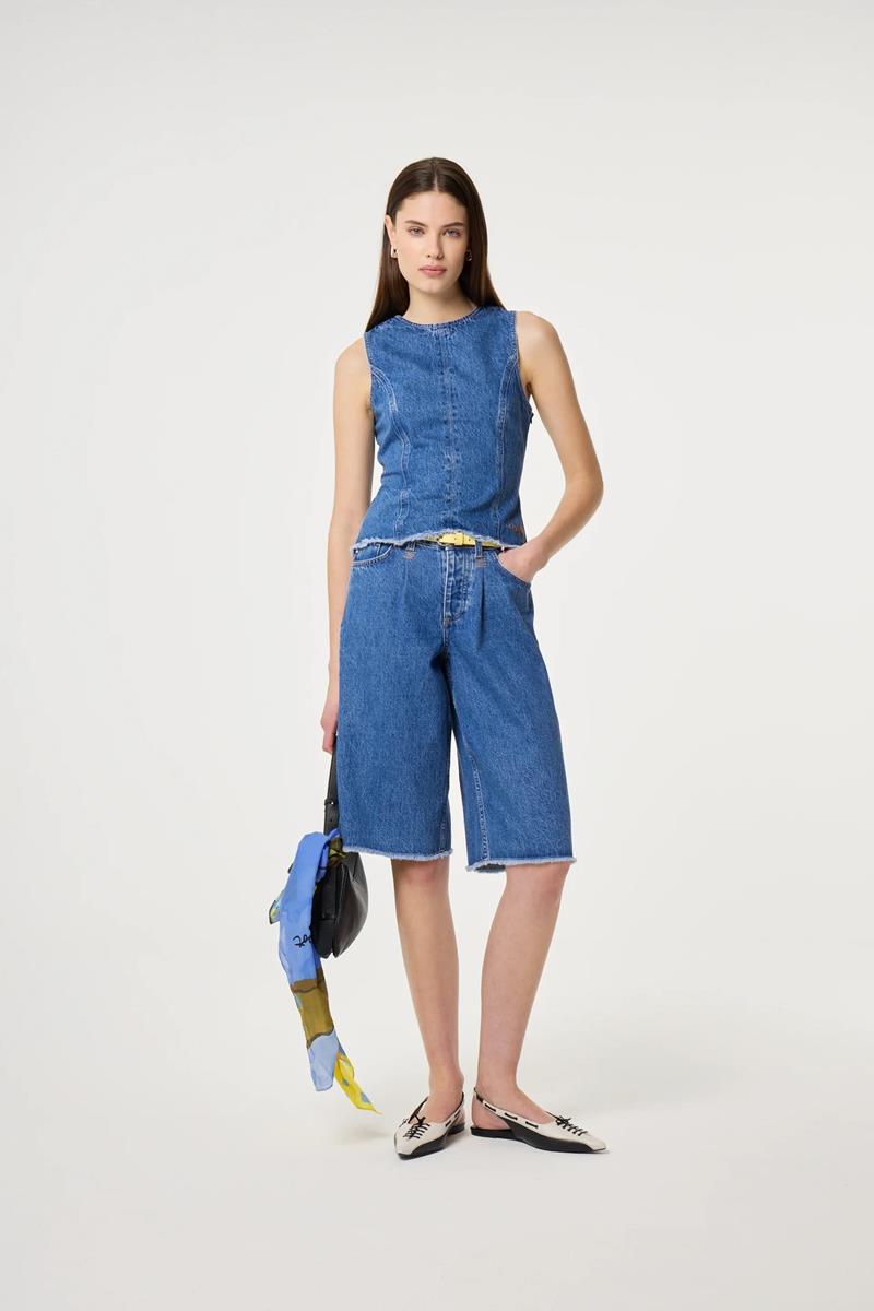Fabienne Chapot Short Lucy Wide Blauw 1