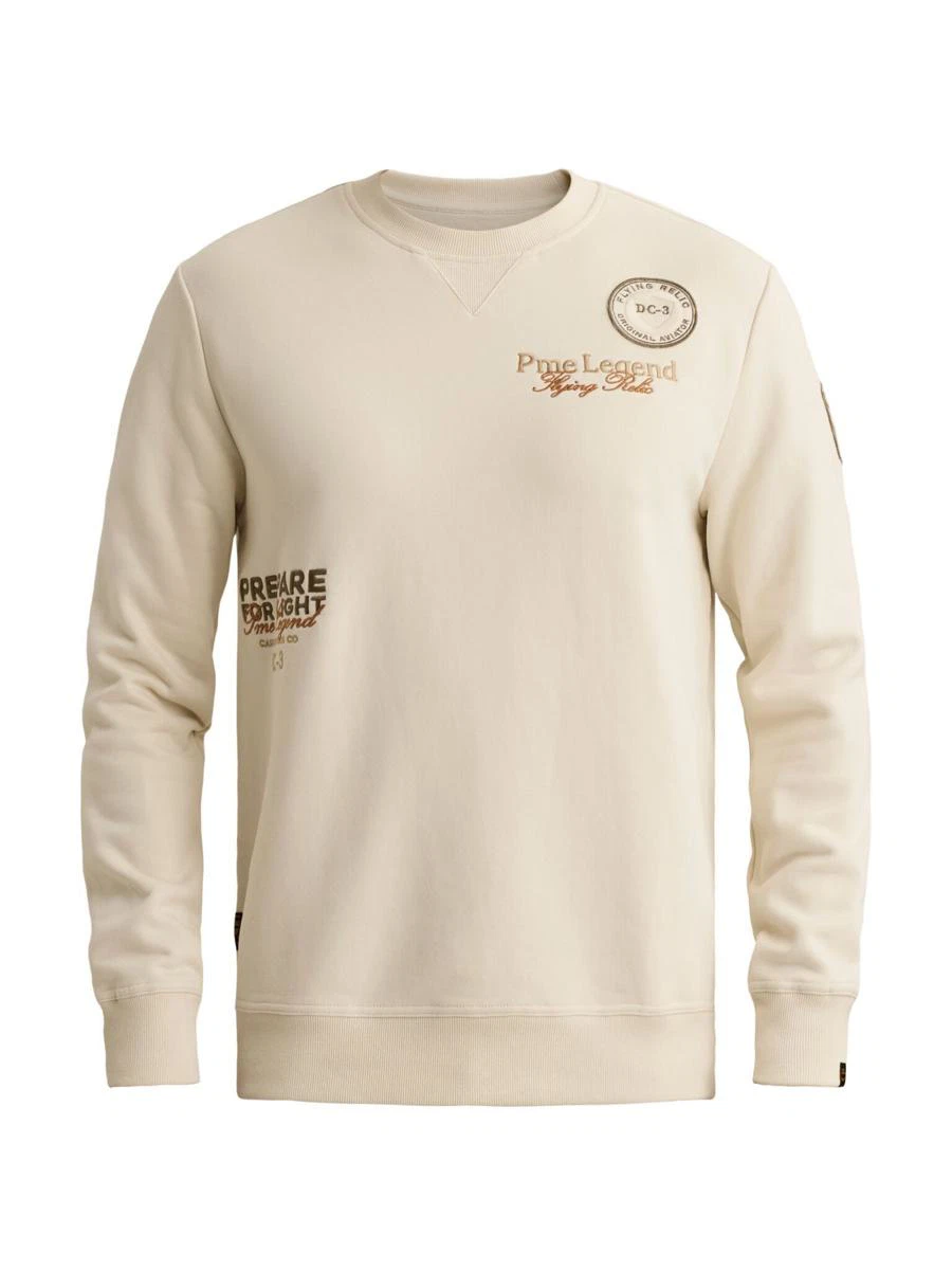 PME Legend Sweater PSW2609452 Off-White 1