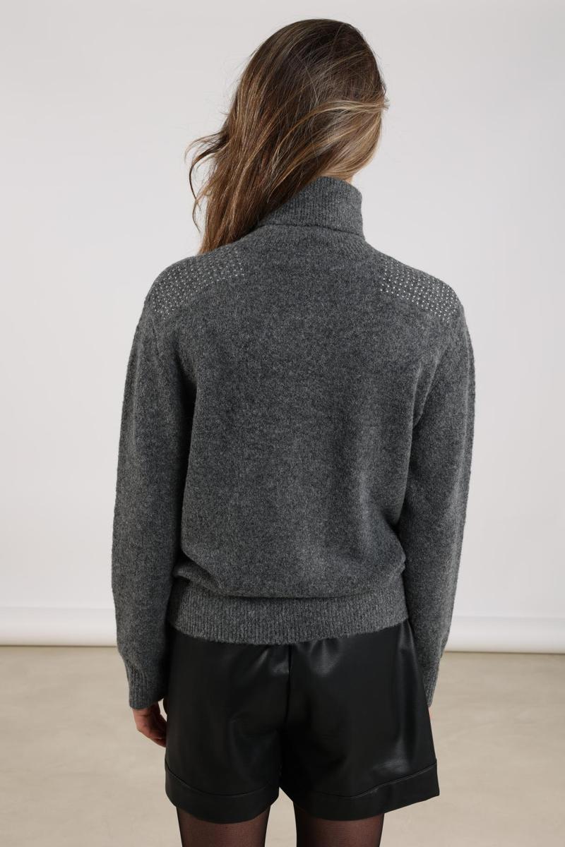 NUKUS Trui Steffie Grijs 3