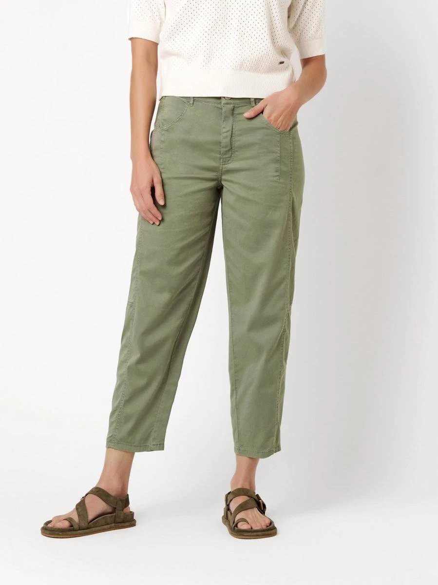 TONI Pantalon Liv Barrel 7/8 21-03/1125-38 Groen 1