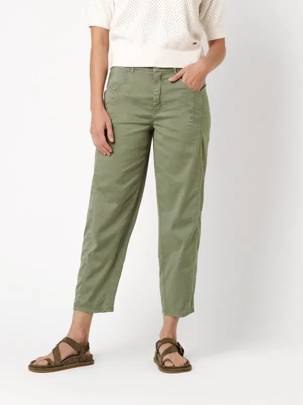 TONI Pantalon Liv Barrel 7/8 21-03/1125-38 Groen 1