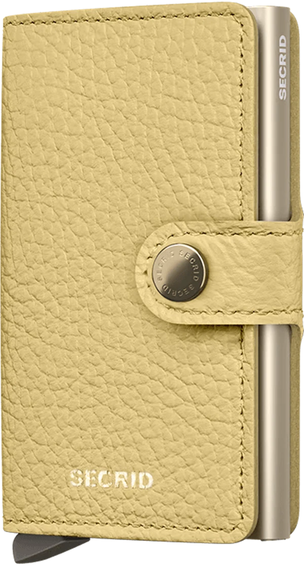 Secrid Miniwallet Pebble Butter Yellow Geel  1