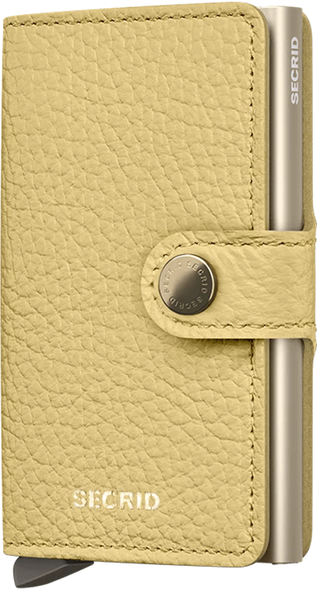 Secrid Miniwallet Pebble Butter Yellow Geel 1